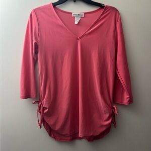 Star Vixen Pink V-Neck Blouse